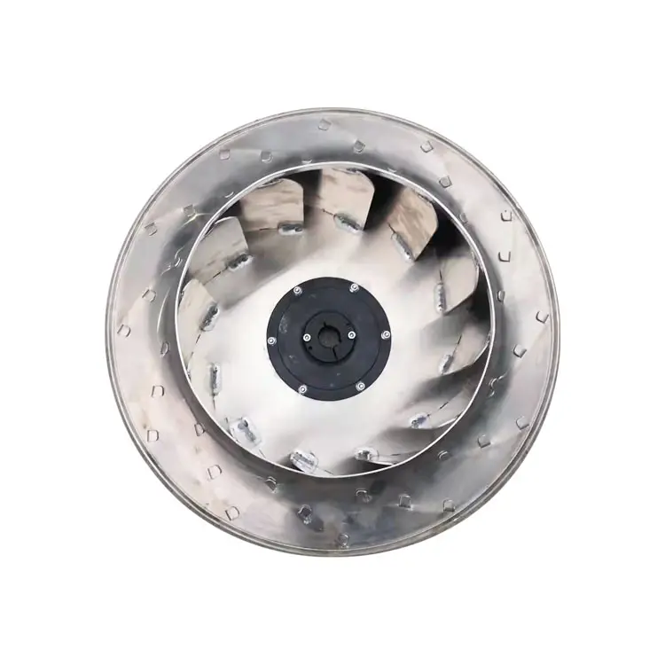 Aluminum alloy welding impeller backward inclined fan wheel centrifugal fan accessories