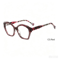 Montures de lunettes œil-de-chat en acétate de haute qualité pour femmes, montures complètes, lunettes optiques de mode sur ordonnance