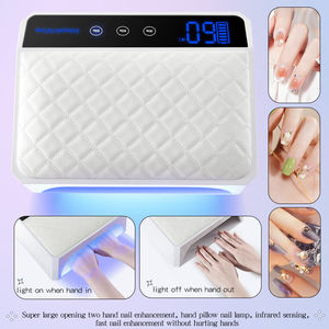Lampe à LED UV haute puissance pour deux mains, rechargeable avec batterie de 28800 mAh, coussin pour les mains, lampe IV pour les ongles - Product Image 2