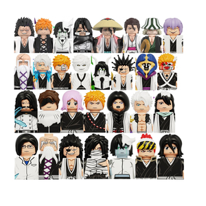 Bloques de Construcción de Anime Bleach, Figuras de Acción de Kurosaki Ichigo y Kuchiki <span class=keywords><strong>Rukia</strong></span>, Ladrillos Coleccionables Móviles, Juguetes de Regalo de Navidad - Product Image 2
