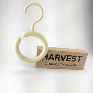 ที่แขวนผ้าพันคอพลาสติกแบบตะขอเกี่ยวประหยัดพื้นที่ห้องนั่งเล่นชั้นเดียวสำหรับเข็มขัดผูกผ้าพันคอ - Product Image 2