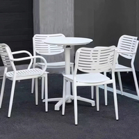 Fauteuils de jardin en aluminium vert olive, directement de l'usine, pour piscine, café, restaurant, salon de thé