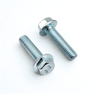 Một phần chủ đề, mặt bích Hex ốc vít ốc vít đầy đủ chủ đề DIN 6921 / ISO 1665 cấp 8.8 10.9 kẽm mạ hình lục giác mặt bích Bolt - Product Image 2