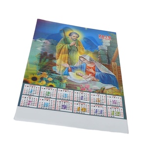 2026 2027 Chất Lượng Cao Nhà Máy Giá 3D Dạng Thấu Kính In Ấn Văn Phòng Bảng Lịch Bàn Lịch Tường Lịch - Product Image 1