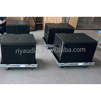 Sistema de Sonido para Exteriores HDL30A HDL38AS con Arreglo de Altavoces Dobles de 10 Pulgadas y Subwoofer Único de 18 Pulgadas, Módulo Amplificador de 500W y Panel de Aluminio