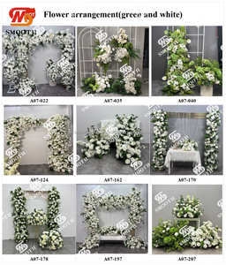 Nuevo Diseño Elegante de Camino de Mesa Floral para Decoración de Bodas, Fiestas y Eventos, Arreglo Floral de Rosas - Product Image 4