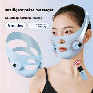 เครื่องนวดหน้าแบบพัลส์ EMS สำหรับใช้ในบ้าน ช่วยปรับรูปหน้า ลดเหนียง ปรับรูปหน้าให้เรียวสวย - Product Image 2