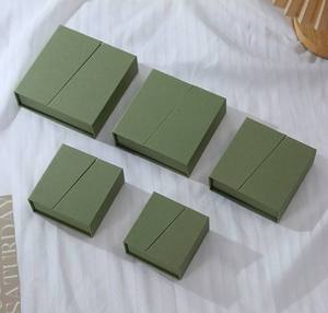 Customized Heaven and Earth Cover Black Jewelry <b>Box</b> <b>Small</b> Paper <b>Box</b> <b>With</b> <b>Lid</b> Ring Necklace Earrings Gift Packaging <b>Box</b> - Product Image 5