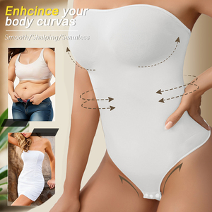 <span class=keywords><strong>Body</strong></span> <span class=keywords><strong>gainant</strong></span> sport <span class=keywords><strong>sans</strong></span> bretelles pour femme, contrôle du ventre, réduction de la taille, confort <span class=keywords><strong>sans</strong></span> couture, invisible, doux, respirant, écologique - Product Image 3