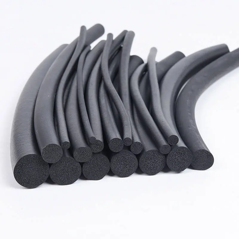 Dongguan Manufacturer Closed Cell Round Foam Strip Diameter 2mm~20mm EPDM Rubber Sponge Cord