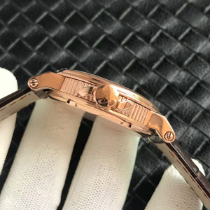 Montre mécanique automatique de luxe avec boîtier en acier inoxydable, cadran en cristal saphir, bracelet en cuir PU, résistance à l'eau 5BAR - Product Image 4