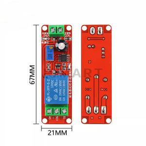 Módulo <span class=keywords><strong>Temporizador</strong></span> NE555 Ajustable, Módulo de <span class=keywords><strong>Retardo</strong></span> de Tiempo, <span class=keywords><strong>Relé</strong></span> de <span class=keywords><strong>Retardo</strong></span> de Conexión/<span class=keywords><strong>Desconexión</strong></span> de CC de 12 V - Product Image 2