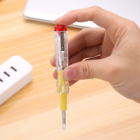 Crayon de test de marque personnalisé de haute qualité 2026 avec tête de coupe remplaçable, portable, 13,2 cm, indicateur lumineux