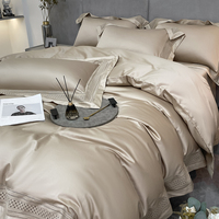 Ensemble de literie 1 Cm rayé son et sa couette draps d'hôtel linge de lit blanc