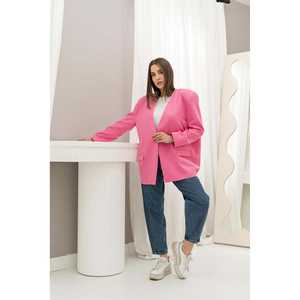 Wholesale Women's <b>Pink</b> Jacket with Elastic Waist <b>Skirt</b> - Product Image 6