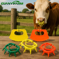 Dispositif anti-sucette à pointes pour veaux, outil durable de sevrage pour bovins, fournitures vétérinaires pour fermes d'élevage