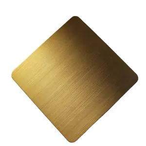 金色镜面彩色不锈钢板304 201 2B HL BA不锈钢板价格黑色/铜/青铜/香槟表面