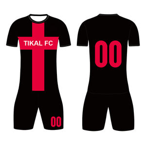 Vendita all'ingrosso maglia personalizzata di <span class=keywords><strong>calcio</strong></span> consegna veloce di alta qualità in poliestere 100% con trasferimento termico stampato traspirante squadra uniforme da <span class=keywords><strong>calcio</strong></span> - Product Image 4