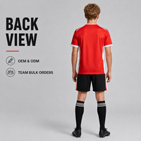 Ensemble maillot et short de football personnalisé pour jeunes, kit athlétique imprimé par sublimation pour garçons, tenue de compétition de football en plein air