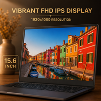 Laptop OEM Kustom 15.6 Inci FHD Prosesor Intel N95 RAM 16GB SSD 512GB Windows 11 Home Pro Education Business Notebook