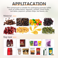 Machine d'emballage Doypack entièrement automatique à pesage multi-têtes pour pop-corn, snacks et aliments en sachets à fermeture éclair