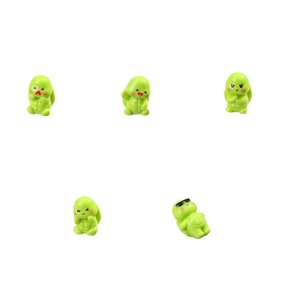 Cute Cartoon Turtle Figurine Desktop Ornament 4Pcs Plastic Resin Keychain Living Room <b>Decoration</b> Birthday Gift - Product Image 5