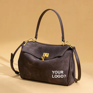 Nubuck PU Suede <strong>Leather</strong> <strong>Bucket</strong> <strong>Bag</strong> Autumn Winter Retro Large Capacity Underarm Women's Armpit New Tote <strong>Bag</strong> Shoulder Suede <strong>Bag</strong> - Product Image 1