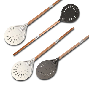 <span class=keywords><strong>Pelle</strong></span> à pizza ronde avec manche étendu <span class=keywords><strong>en</strong></span> <span class=keywords><strong>bois</strong></span> massif, de 7 à 10 pouces, pour le traitement sous-marin personnalisé - Product Image 1