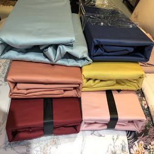 Parure de lit de luxe en tissu <span class=keywords><strong>Satin</strong></span>, drap housse 60s 100% coton - Product Image 6