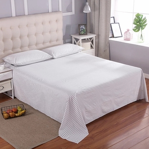 Wholesale Cotton Flat <strong>Sheet</strong> for <strong>Bed</strong> Sleeping Therapy Safest Grounding Cord Adapter <strong>Small</strong> Stripe Design-Hospital Approved <strong>Sheets</strong> - Product Image 2