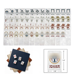 Llavero de Mahjong con borla verde navideña, juego <span class=keywords><strong>americano</strong></span>, con fichas Mahjong Siamese My Fair, con soportes y empujadores - Product Image 3