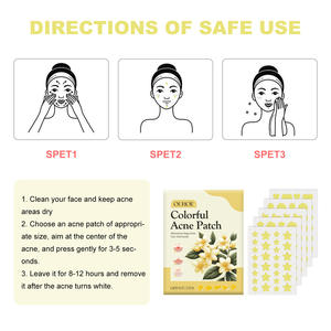 Meilleur patch hydrocolloïde pour bouton d'acné sur le visage Patch de couverture pour bouton étanche 140 pièces pour les soins de la peau - Product Image 6