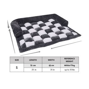 Cama para Gatos al por Mayor - Lujosa Cama para Perros y Gatos Cosida a Mano, Sofá Cama para Mascotas con Almohada, Estilo de Peluche, Cama Cómoda - Product Image 5