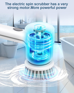 Articles ménagers 5-en-1 salle de bain à main cuisine épurateur électrique ensemble de brosses propres petite <span class=keywords><strong>brosse</strong></span> de nettoyage - Product Image 5