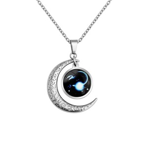 Collares con Colgantes Temáticos de los 12 Meses del Año, Brillantes y en Oferta, para Mujeres y Hombres, de Plata, con Signos del Zodiaco, de Aleación, Regalo de Boda, Joyería para Fiestas - Product Image 6