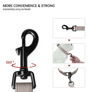 JANYO Correa de perro de cuero genuino impermeable y resistente al desgaste personalizada de alta calidad - Product Image 4