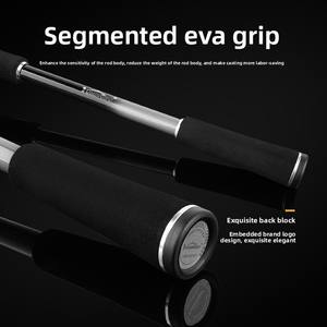 Canne à pêche NEWMAJOR MH Carbon à cinq sections, manche en EVA, portable, multi-sections, pour la pêche à la carpe en lac, longue portée - Product Image 4