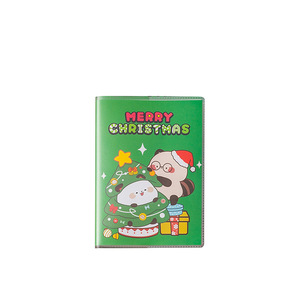 Cuaderno de Bolsillo A7 con Diseño Navideño de Dibujos Animados, 50 Páginas, Cubierta de Plástico, Regalo de Navidad - Product Image 4