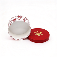 Tube d'expédition de Noël surprise en matériaux biodégradables, boîte cylindrique en papier personnalisée, boîte en carton pour les fêtes