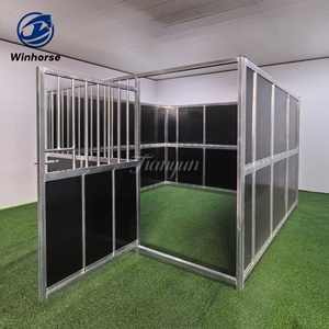 Kandang Kuda Portabel Luar Ruangan Ringan Panel HDPE Kandang Sementara untuk Perkemahan dan Kompetisi - Product Image 4