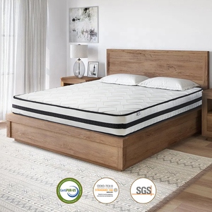 Nệm lò xo túi ép cao cấp cỡ đôi, mút hoạt tính, mút cao su thiên nhiên hiện đại, giường ngủ êm ái cho khách sạn - Product Image 3