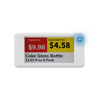 Etiqueta Electrónica de Estante MinewTag de 2.66'' con Ble5.0, Etiqueta de Precio Digital de 4 Colores, Eink Epaper ESL, Etiqueta Electrónica, Sistemas EAS para Comercio Inteligente