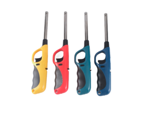 Briquet à <span class=keywords><strong>gaz</strong></span> butane moderne classique en plastique, <span class=keywords><strong>rechargeable</strong></span> et écologique, <span class=keywords><strong>mini</strong></span> torche coupe-vent pour cigares et usage en cuisine - Product Image 2