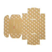 Caja de Envío de Cartón Corrugado Ecológica de Papel Kraft Marrón, Cajas de Correo Postal con Logotipo Personalizado