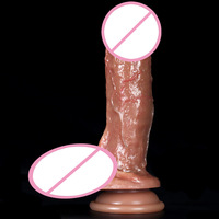Dildo réaliste super doux et extra-large, manuel, conçu pour favoriser l'orgasme/l'éjaculation, jouet sexuel épais et robuste pour le plaisir