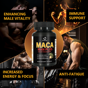 Chinaherbs - Polvo de Maca Orgánico Natural para Hombres, Mayor Energía en la Cama, Cápsulas de Maca Negra Plus, Raíz de Maca, Cápsulas de Maca para Hombre - Product Image 5