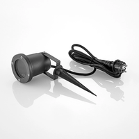 Abat-jour en verre à tête réglable en aluminium moulé sous pression moderne pour jardin à pointes gu10