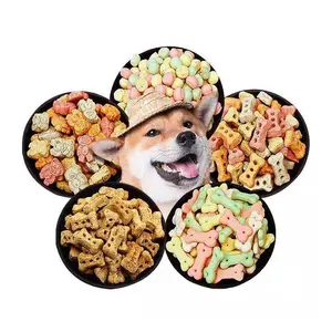Wholesale Premium Pet Snack Milky Flavor Biscuit Dog Snack Treats Crunchy Biscuit For Dog