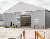 Carpa de Aluminio Tipo A de 35m X 70m para Eventos Invernales, Resistente a la Nieve, para Exposiciones al Aire Libre, con Capacidad para 1400 Personas