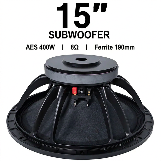15 Inch 800W Mid-Range Loudspeaker Unit with 75mm Voice Coil for Sound Reinforcement